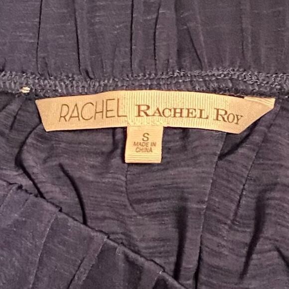 RACHEL - Rachel Roy Size Small  Navy Blue Off The Shoulder Dress - Picture 3 of 3